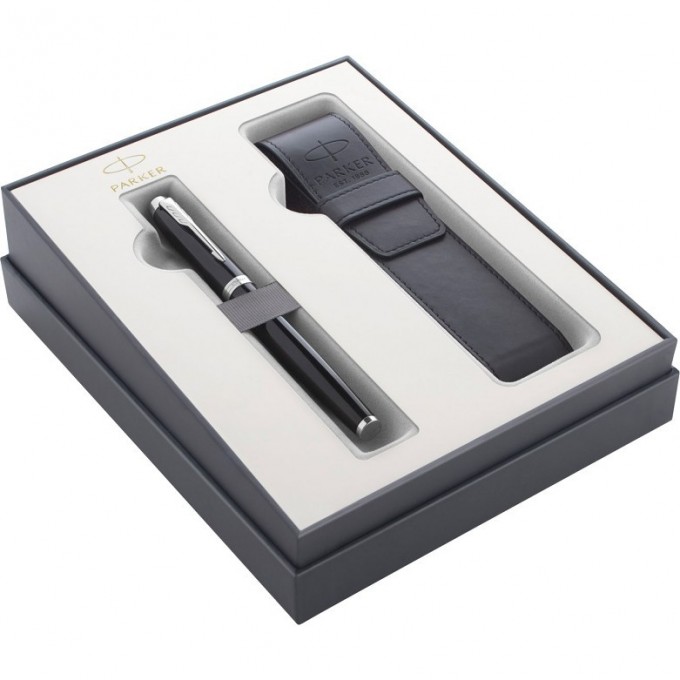 Набор PARKER IM CORE GIFT 20 BLACK CT с перьевой ручкой и чехлом CW2122001