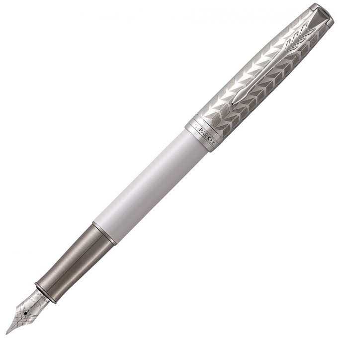 Перьевая ручка PARKER SONNET METAL & PEARL LACQUER PT F 1931547