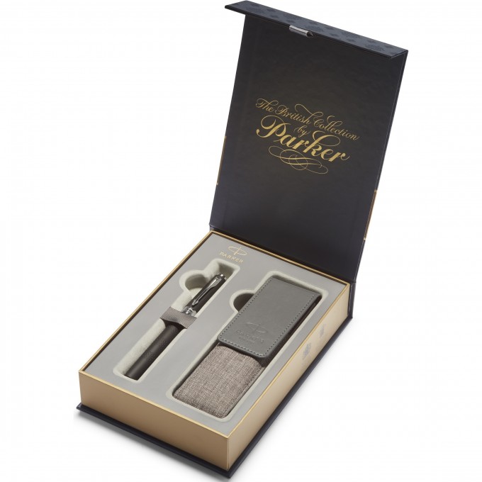 Подарочный набор PARKER: Ручка пятый пишущий узел PARKER INGENUITY с премиальным чехлом для ручки 1978330