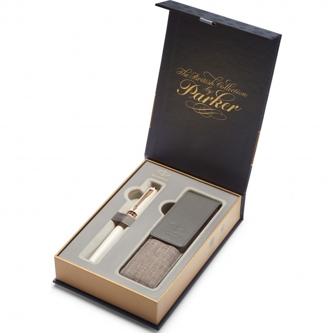 Подарочный набор PARKER: Ручка пятый пишущий узел PARKER INGENUITY с премиальным чехлом для ручки 1978391