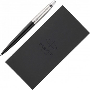 Подарочный набор PARKER: Ручка шариковая PARKER JOTTER BOND STREET BLACK CT + блокнот