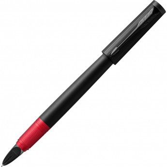 Ручка 5-й пишущий узел PARKER INGENUITY DELUXE BLACK RED PVD BT, F
