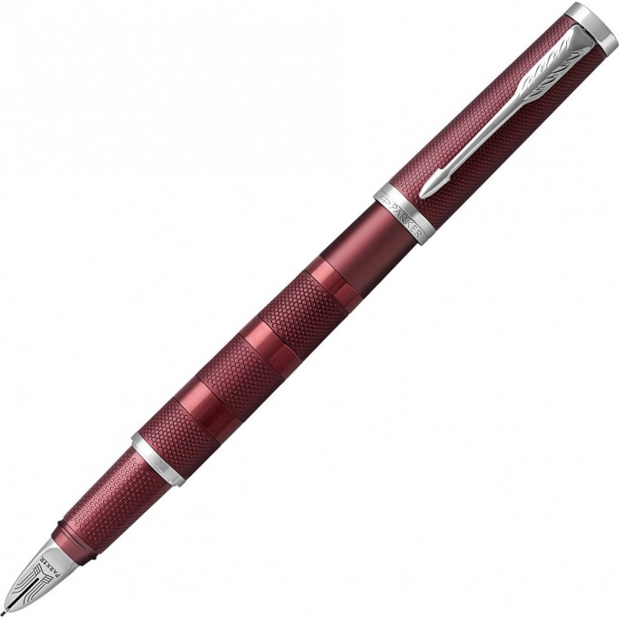 Ручка 5-й пишущий узел PARKER INGENUITY DELUXE DEEP RED PVD CT, F 1972233