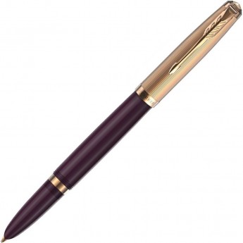 Ручка перьевая PARKER 51 PREMIUM Plum GT F золото 18K
