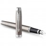 Ручка перьевая PARKER IM ESSENTIAL F319 BRUSHED METAL CT F 2143635