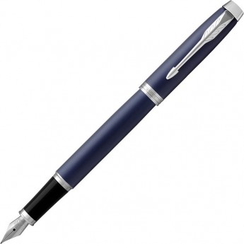 Ручка перьевая PARKER IM MATTE BLUE CT, F