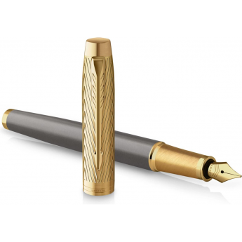 Ручка перьевая PARKER IM PREMIUM PIONEERS F329 (2200956) Arrow Grey GT F