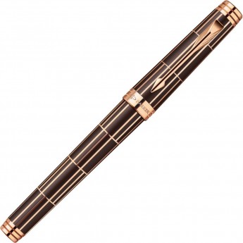 Ручка перьевая PARKER PREMIER LUXURY BROWN, F
