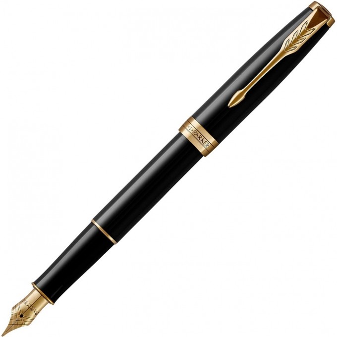 Ручка перьевая PARKER SONNET CORE F539 LAQBLACK GT F CW1931494