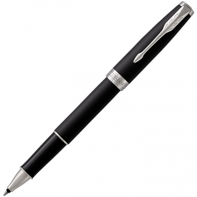Ручка-роллер PARKER ESSENTIAL SONNET MATTE BLACK CT F CW1931523
