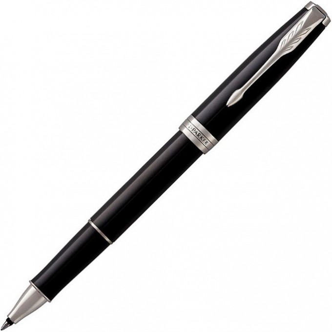 Ручка роллер PARKER SONNET CORE T539 LAQBLACK-SILVER СT F CW1931501