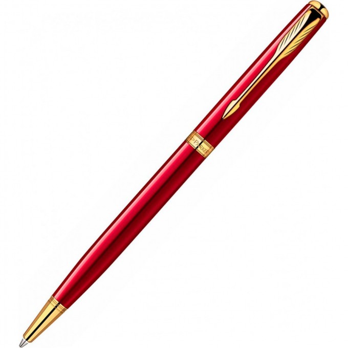 Тонкая шариковая ручка PARKER ESSENTIAL SONNET LAQUE RED GT F 1931477